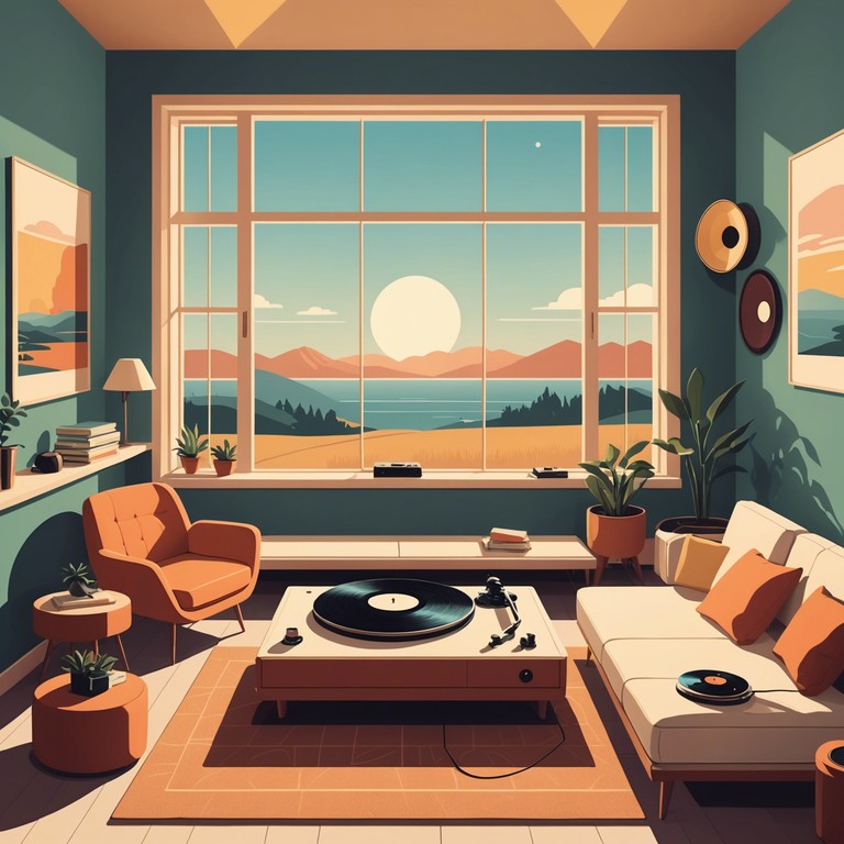 This instrumental track conjures the image of a sunlit room with soft, cozy furnishings where one can unwind and let the slow, gentle beats wash over them. The lofi aesthetic brings warmth and a touch of nostalgia, making it perfect for relaxation or gentle concentration.