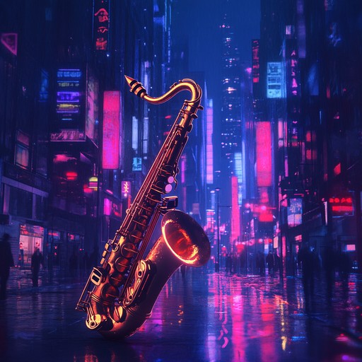 A hypnotic instrumental blending soulful saxophone with ambient electronic beats, creating a sultry and eclectic soundscape that enchants the listener.