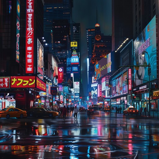 This upbeat phonk track captures the essence of nighttime city cruising, featuring punchy beats and a groovy vibe that reflects the neon lit urban landscape. It combines energetic rhythms with mellow samples to create an adventurous, nostalgic, and urban atmosphere.