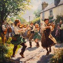 merry, enchanting, traditional celtic tune with spirited melodies