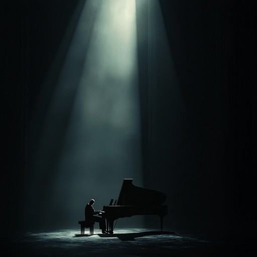 An endearing cabaret tune imbued with haunting qualities, merging dark yet heartwarming elements. The piano plays a prominent role, guiding listeners through a nostalgic and enigmatic musical journey