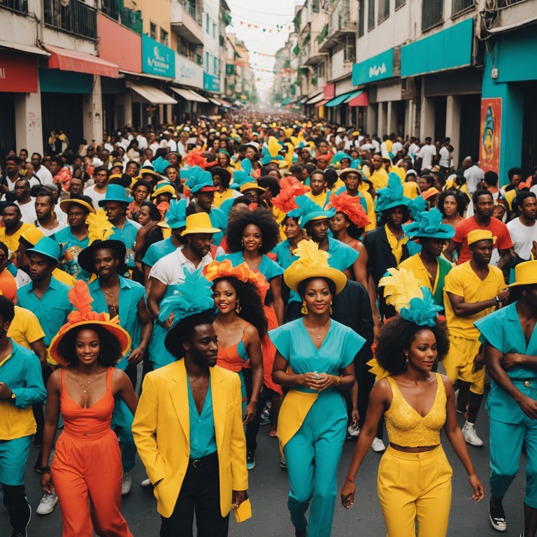 This dynamic composition emphasizes the uplifting and powerful essence of brazilian culture, encapsulating the vibrant atmosphere of carnival with an emphasis on motivating and energizing sounds. Intricately layered with inspiring notes that celebrate freedom and joy. The powerful sequences are carefully crafted to forge an immersive auditory experience that resonates with the spirit of festivity and resilience.