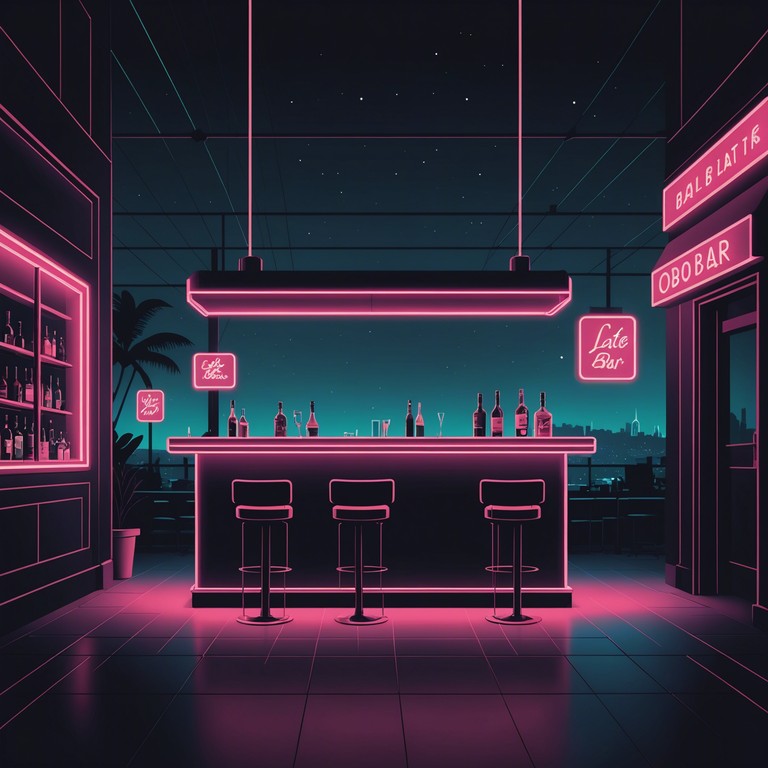 Explore the dual nature of night with shadows and neon dreams, where deep house influences meld with sultry edm vibes to create an auditory experience that captures the thrill and contemplation of urban nighttime. The electric piano brings a touch of sophistication, echoing through a soundscape populated by the ghosts of light and shadow.