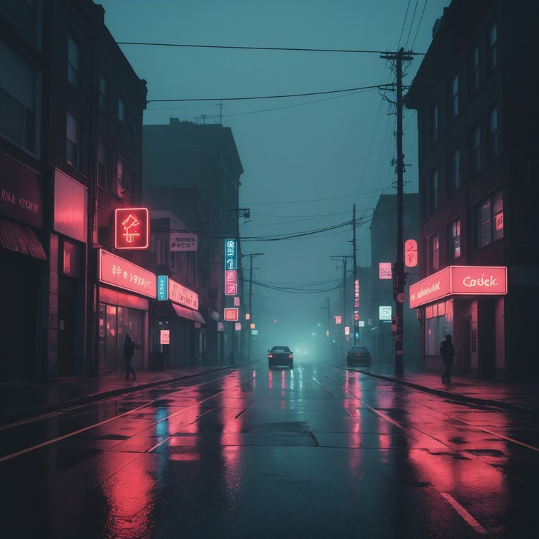 This track is an homage to the 1980s mystery and suspense soundtracks, featuring deep synth lines and unsettling melodic structures that echo through the track, encapsulating the listener in a soundscape reminiscent of foggy, neon lit streets and unsolved mysteries.