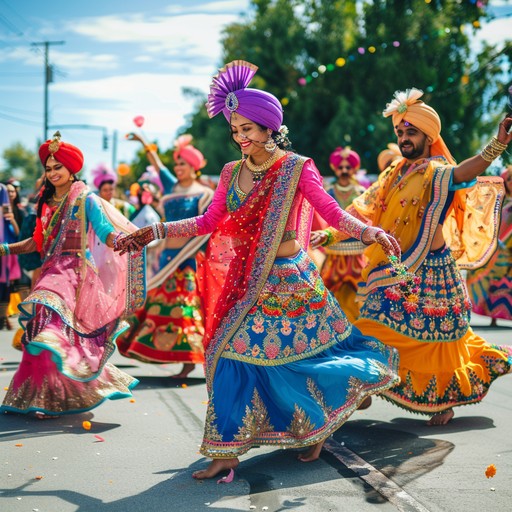 An exhilarating blend of traditional bhangra rhythms and funky grooves, this track bursts with vibrant energy, merging punjabi percussions with snappy basslines and contagious riffs. Perfect for dance floors or energizing workouts, it's a dynamic soundscape celebrating cultural fusion in a modern musical context.