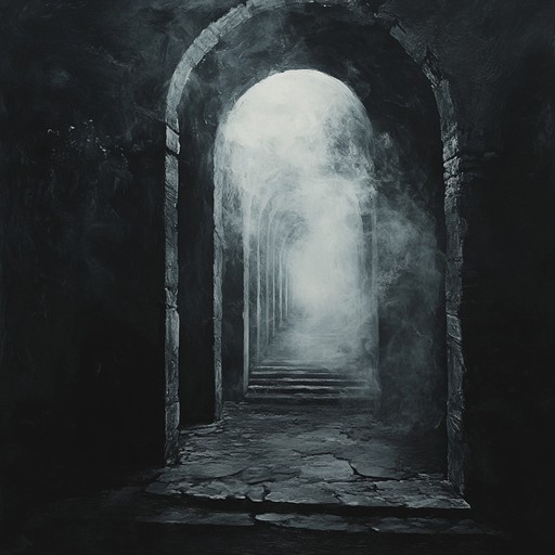 An instrumental piece that guides the listener through vast, echoing caverns, using layered ambient sounds and industrial undertones to create a haunting, immersive experience.