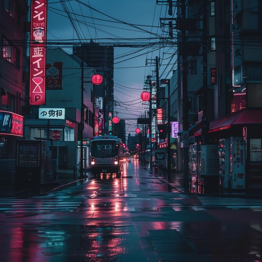 A journey through the dusk of urban landscapes, this track uses melancholic beats intertwined with shimmering synths. It evokes a nostalgic atmosphere, painting a scene of lost moments and reflective nights. Pulsating rhythms carry the listener through neon lit avenues, capturing the bittersweet essence of memory and longing.