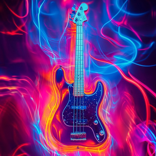 An upbeat instrumental track blending disco and funk elements with an aggressive edge, featuring strong bass grooves, sharp guitar licks, and vibrant rhythms that drive the energy forward.