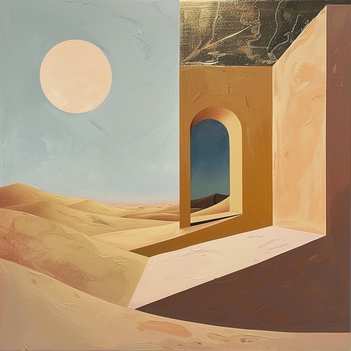 This instrumental track evokes the vastness and mystique of the desert, with intricate melodies and rhythms inspired by traditional arabian music. The composition balances between serene moods and energetic bursts, simulating the unpredictable desert winds and the mystic allure of an oasis.