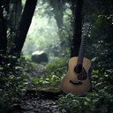 gentle forest sounds blend with acoustic folk tunes.