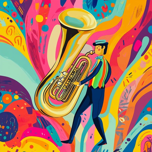 A lighthearted instrumental where the tuba takes center stage, delivering whimsical melodies over traditional tango rhythms, creating an amusing and joyful piece.