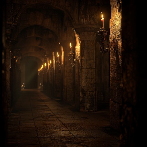 This track combines the mystical overtones of gothic soundscapes with the historical echoes of medieval solemnity, emphasized by a haunting organ playing hypnotic, slow melodies that carry the weight of forgotten epochs. Intended to immerse listeners into a reflective journey through candlelit corridors of ancient castles where history whispers secrets through the shadows.