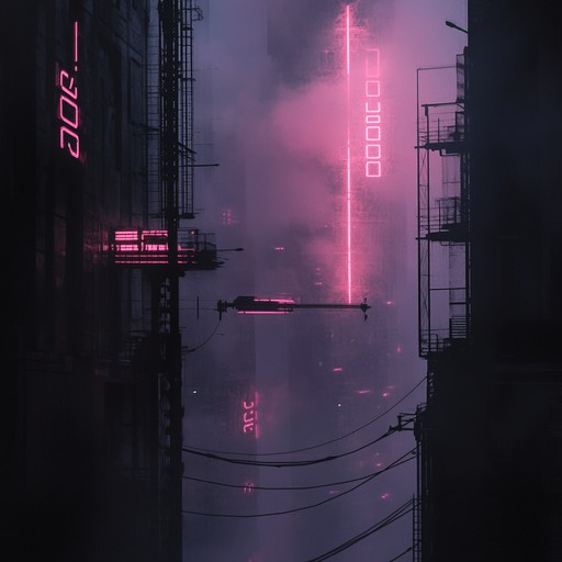 A dark journey through a cyberpunk cityscape where shadows dominate. Pulsating synths intertwine with eerie choirs, creating an apocalyptic ambiance punctuated by whispered hints of lost souls. Perfect for evoking a sense of dark mystique and futuristic dread.