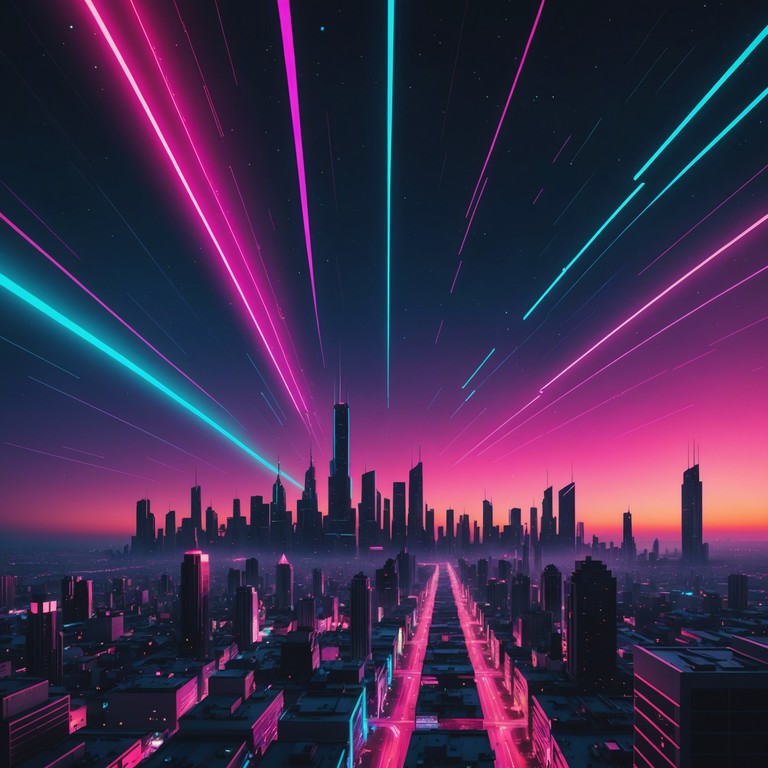 Exploring deeper into the realms of electronic music, neon pulse of dreams captures the essence of techno and ambient music with a powerful, energetic synth that pulsates through dreamlike atmospheres. The experimental tone adds a touch of the future to the vibrant electronic rhythms.