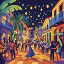 an energetic salsa instrumental capturing the spirit of celebration.