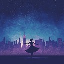 smooth disco beats under starry skies, perfect for relaxing nights