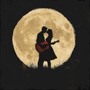 bluesy instrumental capturing love under moonlight