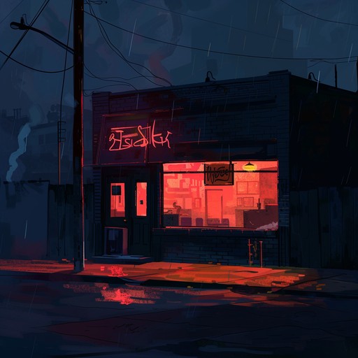 Feel the thrill of an urban alley dance beat, blending edgy mambo rhythms with a suspenseful air. The saxophone echoes through the shadows, creating a mysterious and exciting vibe. It’s an energetic fusion that feels like a dance in the heart of a noir film