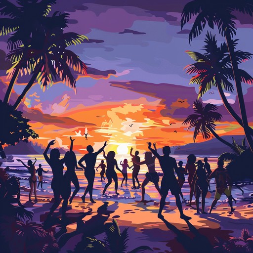 Feel the heat of the summer as energetic latin beats make you want to dance. Vibrant rhythms and lively melodies create an irresistible party atmosphere. Let the tropical sounds of salsa and merengue fill the air, transporting you to a sun soaked paradise.