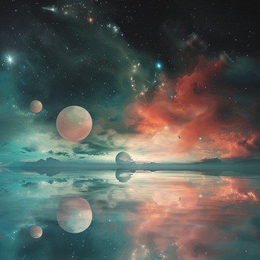 Craft a lush, reflective sonic journey with ambient vibes and hypnotic melodies. This track transports you to a serene galactic dreamscape, easing the mind and soothing the soul, perfect for tranquil unwind sessions or deep meditative states.