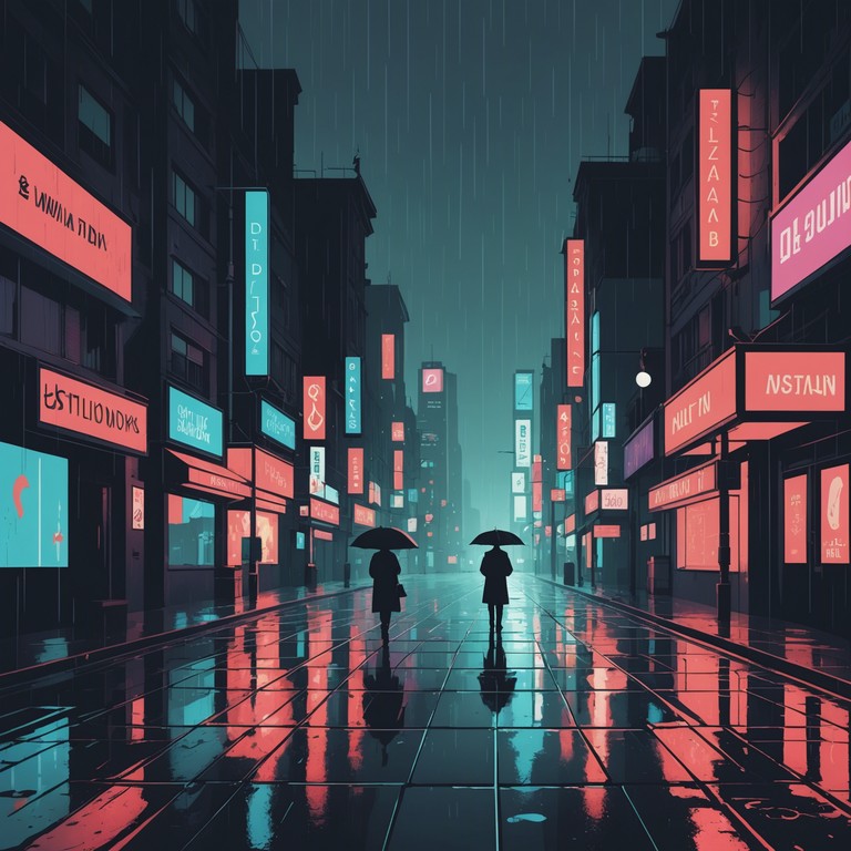 Diving deeper into the unsettling beauty of the cyberpunk future, this track utilizes a range of electronic tones to reflect the complexity of life in a tech dominated society.