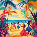 vibrant beats and melodies perfect for a summer dance