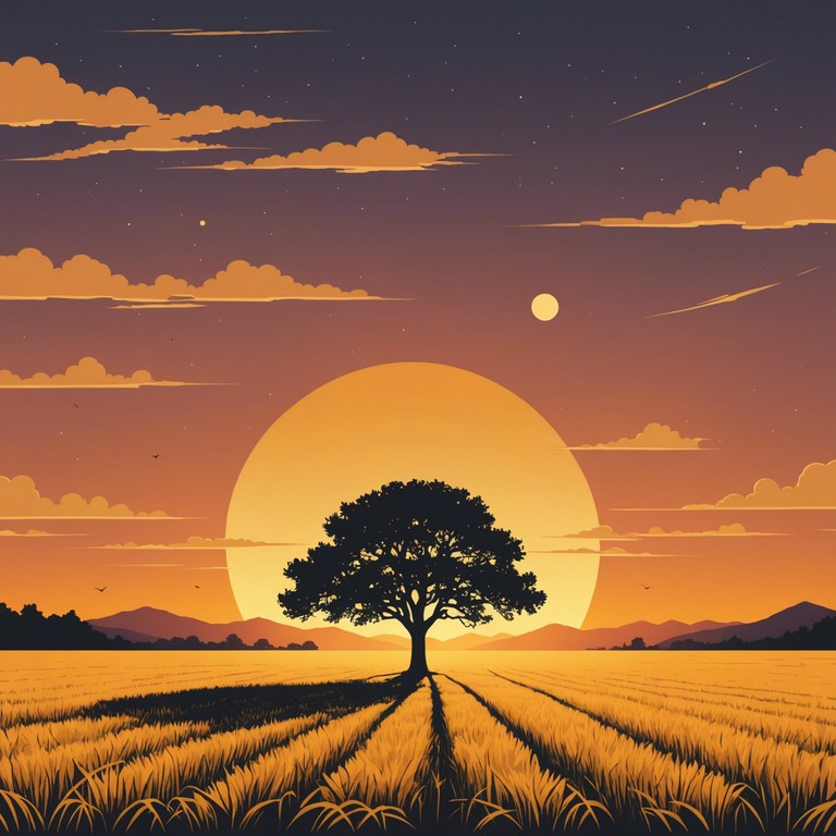 Inspired by the serene landscapes of tennessee, this track encapsulates the essence of a peaceful summer evening in the countryside, with gentle guitar melodies painting a picture of golden sunsets and a light breeze over the fields.