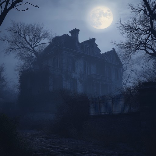 Venture into a dilapidated structure where every whisper and distant noise suggests a spectral presence lingering in the darkness. Ideal for immersive horror experiences or eerie background atmospheres in films or games.