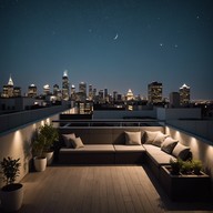 elegance under the night sky