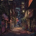 edgy urban soundtrack with raw intensity