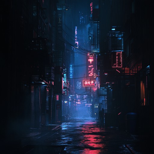 A visceral cyberpunk experience featuring distorted synths and hard hitting beats, capturing the grit and rebellion of a dystopian world. Heavy basslines, glitchy sounds, and aggressive rhythms create a tense, electric atmosphere perfect for a high stakes chase through neon lit streets.