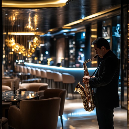 Immerse yourself in a mesmerizing fusion of elegant saxophone melodies and contemporary electronic beats, offering a sophisticated, dynamic sound that blends old time charm with modern energy.