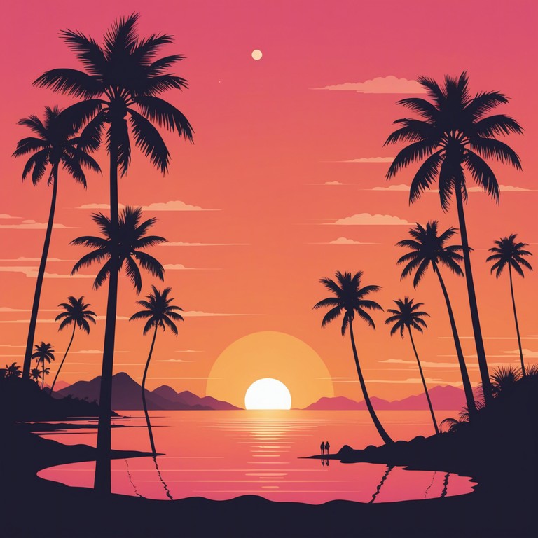 Imagine the fiery hues of a perfect sunset by the beach, as bouncy and vibrant calypso rhythms invigorate the air. The track features intricate percussive beats that mimic the lively dance of waves against the shore, providing a powerful auditory illustration of caribbean beauty.