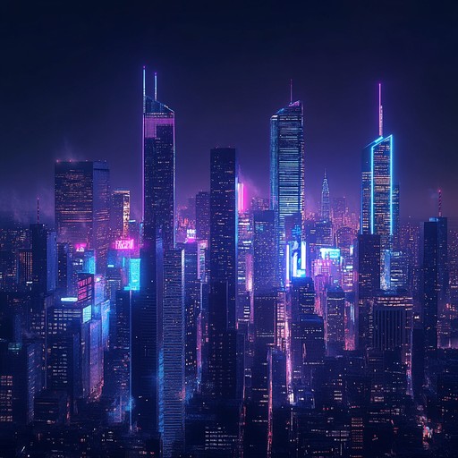 Picture a neon cityscape at night, lights flickering across towering skyscrapers. The music pulsates with retro futuristic synths, reminiscent of 1980s arcade games but infused with cosmic ambiance. It takes you through a mesmerizing journey where nostalgic melodies meet futuristic sounds, creating an enthralling auditory experience.