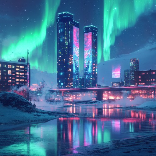 A shimmering instrumental journey through finland's futuristic landscapes, blending advanced synths with traditional nordic motifs. The track encapsulates the ethereal magic of the northern lights, presenting a harmonious fusion that transports listeners to an enchanted, tech savvy arctic realm.