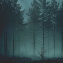 a haunting and ethereal instrumental journey through a misty forest