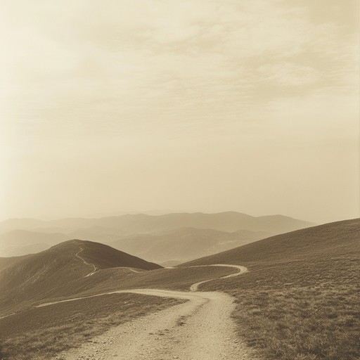 An emotive instrumental piece that blends traditional bluegrass elements with heartfelt melodies. The banjo leads with a haunting tune, supported by subtle guitar and fiddle harmonies. The music evokes images of misty mountains and the ache of distant memories, perfect for scenes needing an atmosphere of quiet sorrow and introspection.