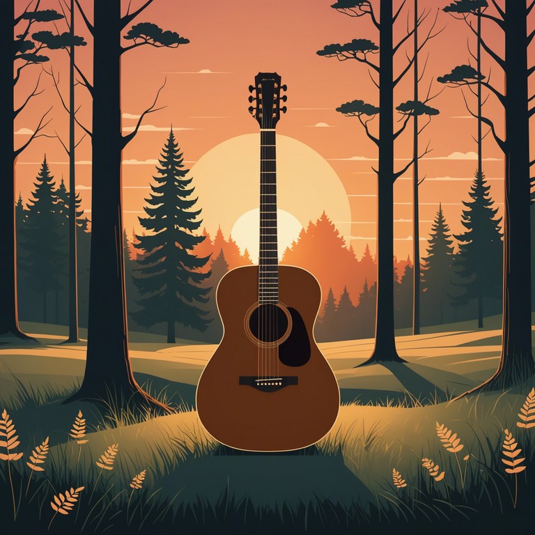 Embark on a tranquil musical journey with this folk rock masterpiece, featuring a serene guitar base that builds a rich, immersive atmosphere of mythical forests and dreamy landscapes.