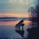 calm piano tunes expressing deep, serene reflections