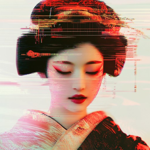 An electronic instrumental merging the delicate sounds of traditional japanese music with immersive synth atmospheres, creating a hypnotic and dreamlike journey through time and technology.