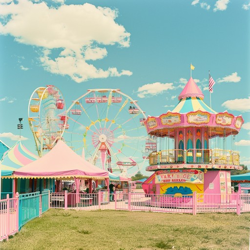 A lively instrumental piece that combines circus themed rhythms with unconventional sound effects. Light hearted melodies from a calliope paired with unexpected synth bursts create an enchanting tune that transports listeners to a fantastical carnival daydream.