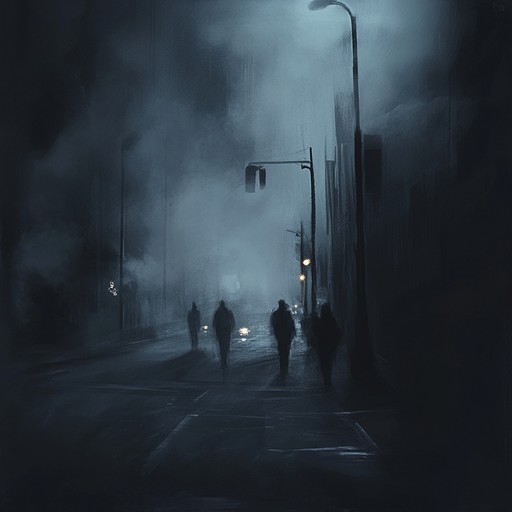 An unsettling instrumental piece combining discordant melodies and dissonant harmonies to evoke the eerie ambiance of an abandoned city haunted by invisible specters. The composition utilizes unconventional scales and atonal progressions to create unease and suspense. Ambient noises and haunting sound effects blend with the theremin to enhance the unnerving atmosphere.