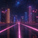 futuristic, dynamic rap with ethereal and cosmic synth sounds