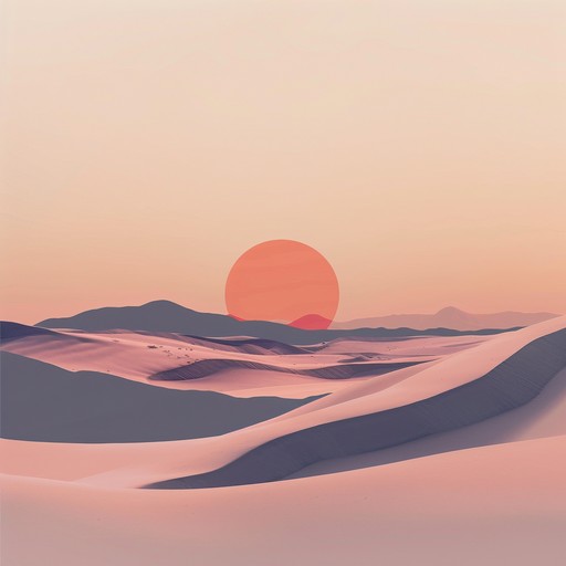 A tranquil and soothing piece combining middle eastern oud melodies with gentle, ambient background tones, creating an immersive and calming experience reminiscent of a serene desert evening.