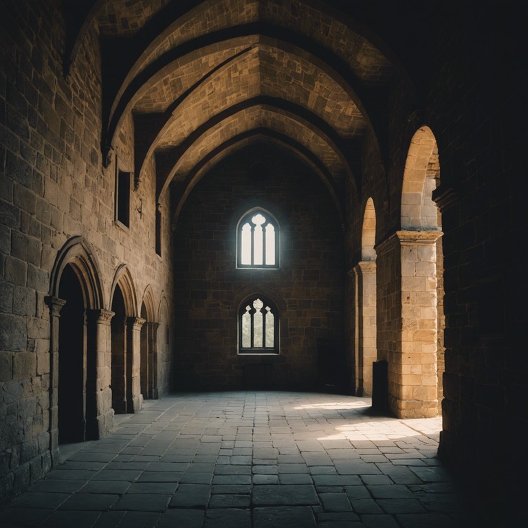 This piece captures the sound of a solo classical bass echoing within the vast, solemn chambers of an ancient, deserted castle. The deep vibrations blend with the silent, heavy atmosphere, evoking a sense of historical depth and reflective solitude.