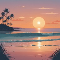 gentle waves of rhythm, soothing tropical beats