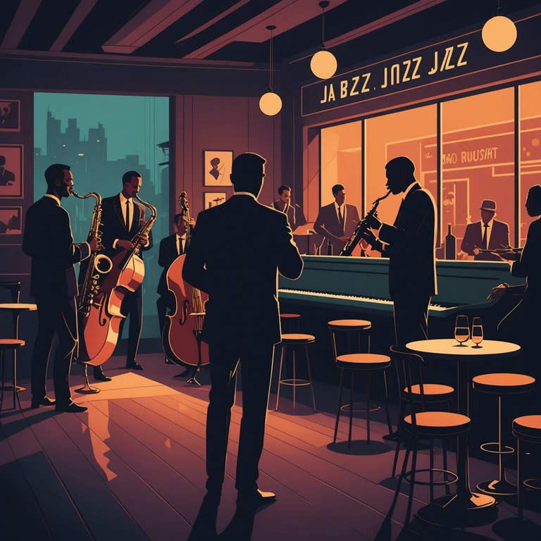 This composition captures the romanticism and nostalgia embedded in the sounds of a sultry saxophone, underpinning a swing rhythm that transports listeners back to a time of smoky jazz clubs filled with yearning hearts. The music maps the ebb and flow of sentiment, with each note delicately draped in the warm embrace of memories long cherished.