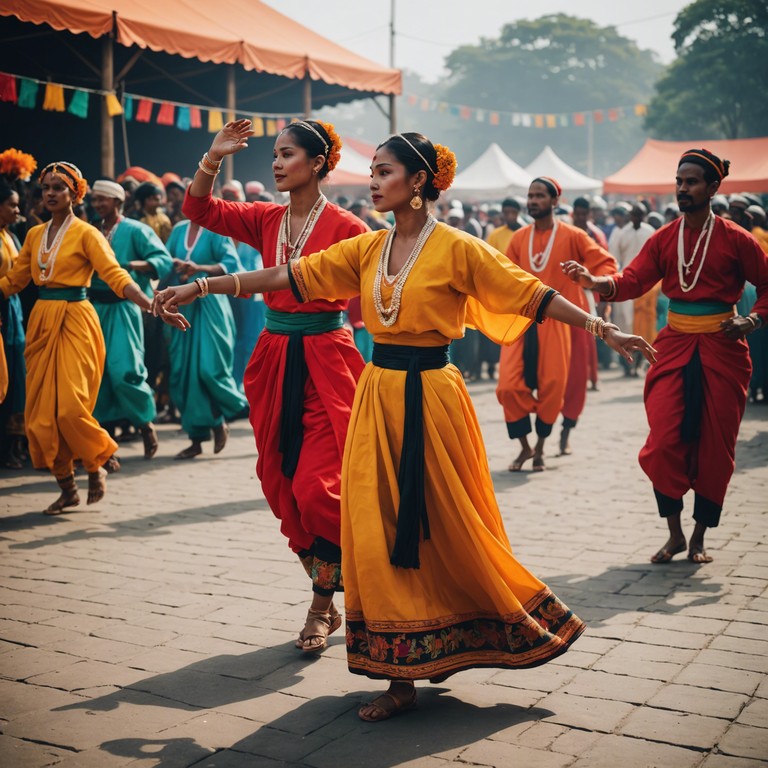 Exploring the convergence of funk's lively beats with the intricate melodies of hindustani classical music, this track uses sitar riffs guided by a punchy bass line to energize and entertain, offering a fresh take on cross cultural musical synthesis.