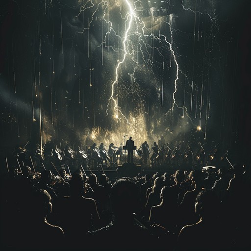 A powerful orchestral arrangement infused with strong rebellious themes, blending classical symphonic structures with contemporary aggressive tones for a dynamic listening experience.