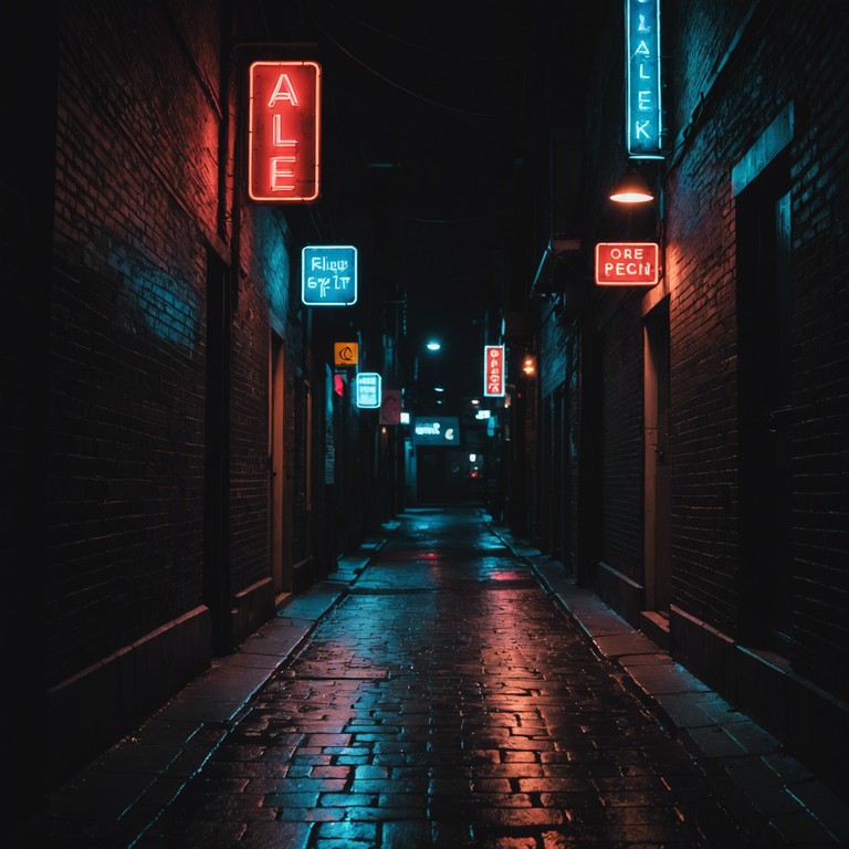 This track encapsulates the feeling of walking through a city's underbelly at midnight, with gritty, hard hitting drum and bass rhythms backing a journey through urban darkness. The intense beats and basslines provide a sonic depiction of shadowy figures and the echo of distant city sounds.